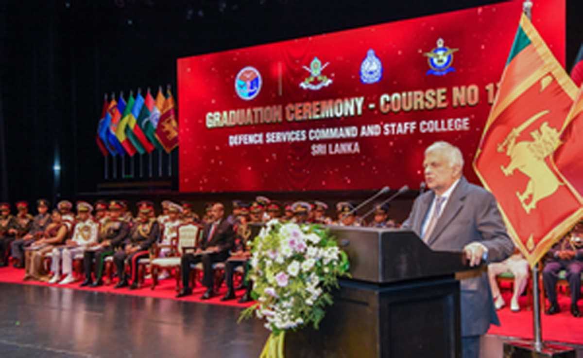 श्रीलंका के राष्ट्रपति ने एशियाई सशस्त्र बलों के उत्थान को किया रेखांकित